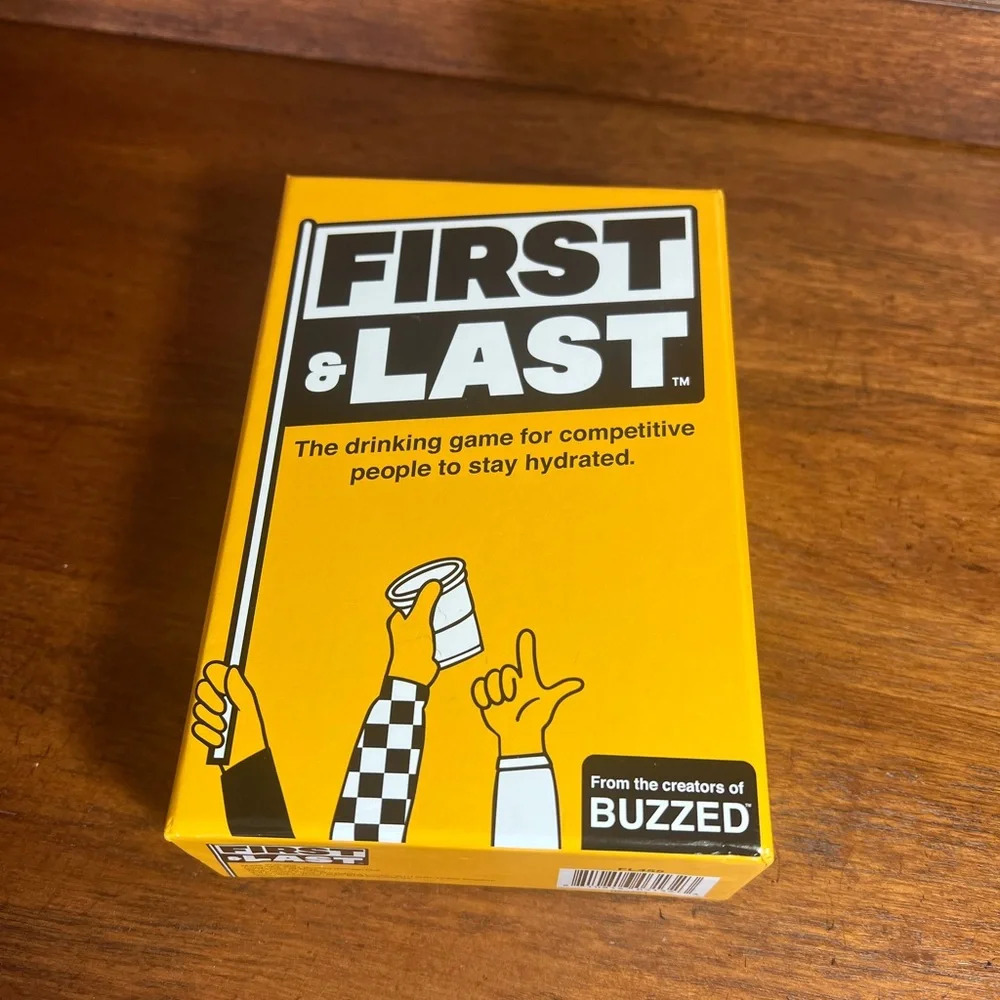 First & Last drinking game